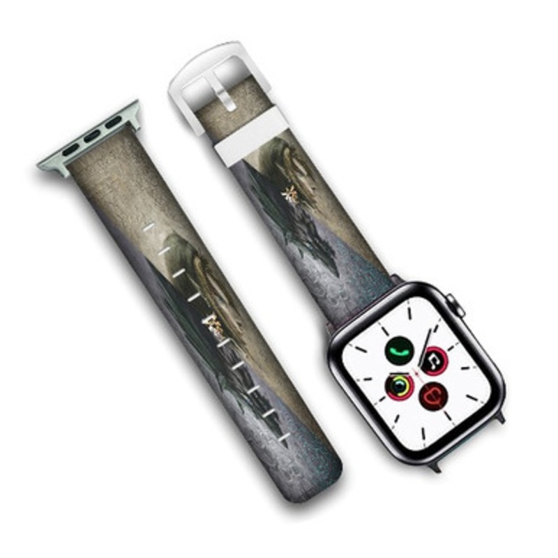 Pastele The Legend of Zelda Twilight Princess Custom New Personalized Apple Watch Band Genuine Leather Watch Band Replacement 38mm 40mm 42mm 44mm