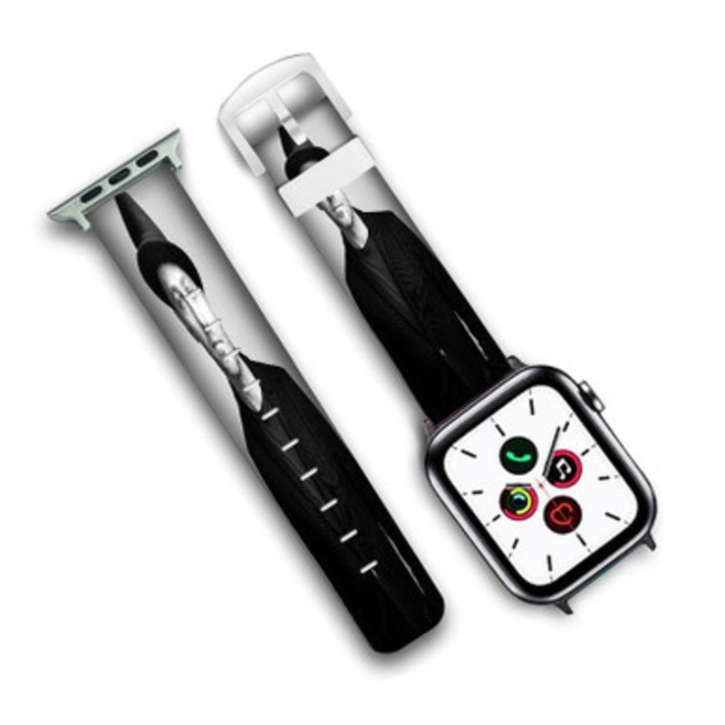 Pastele Toby Mac Custom Personalized Apple Watch Band Genuine Leather Watch Band Replacement 38mm 40mm 42mm 44mm