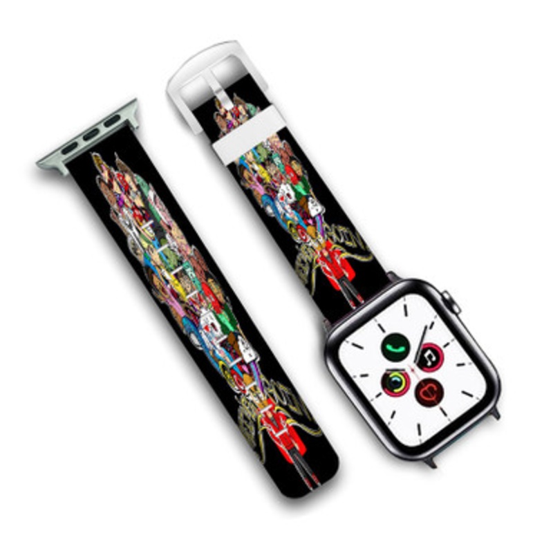 Pastele Vanoss Gaming New Custom Personalized Apple Watch Band Genuine Leather Watch Band Replacement 38mm 40mm 42mm 44mm