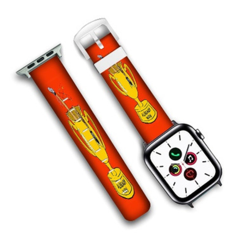 Pastele Already Won Kehlani Custom Personalized Apple Watch Band Genuine Leather Watch Band Replacement 38mm 40mm 42mm 44mm