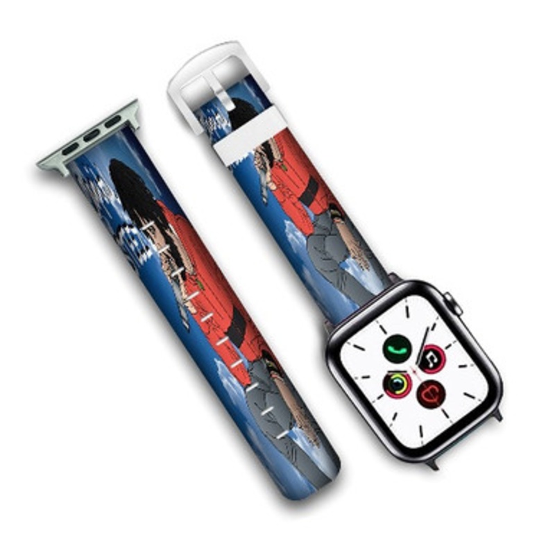 Pastele Capital STEEZ Custom New Personalized Apple Watch Band Genuine Leather Watch Band Replacement 38mm 40mm 42mm 44mm