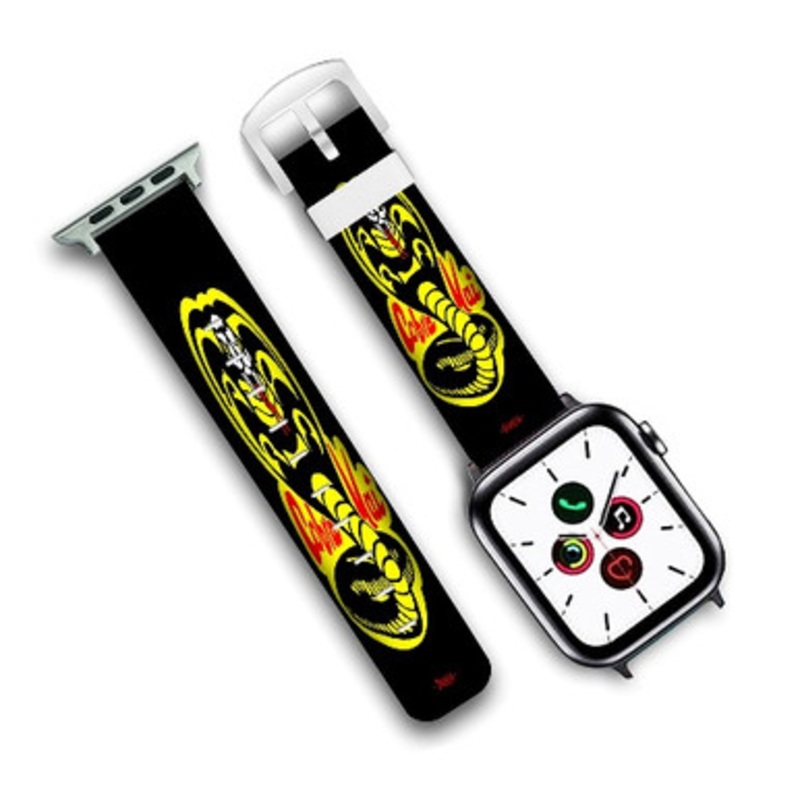 Pastele Cobra Kai Custom New Personalized Apple Watch Band Genuine Leather Watch Band Replacement 38mm 40mm 42mm 44mm