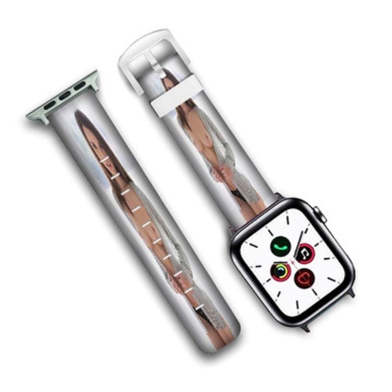 Pastele Dillion Harper Custom Personalized Apple Watch Band Genuine Leather Watch Band Replacement 38mm 40mm 42mm 44mm