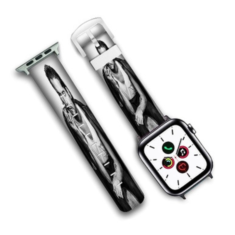 Pastele Dylan Rieder Custom New Personalized Apple Watch Band Genuine Leather Watch Band Replacement 38mm 40mm 42mm 44mm
