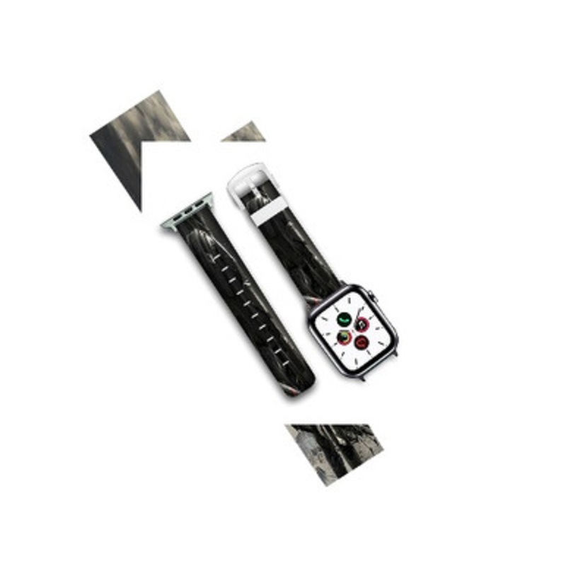 Pastele Halo Odst Custom Personalized Apple Watch Band Genuine Leather Watch Band Replacement 38mm 40mm 42mm 44mm