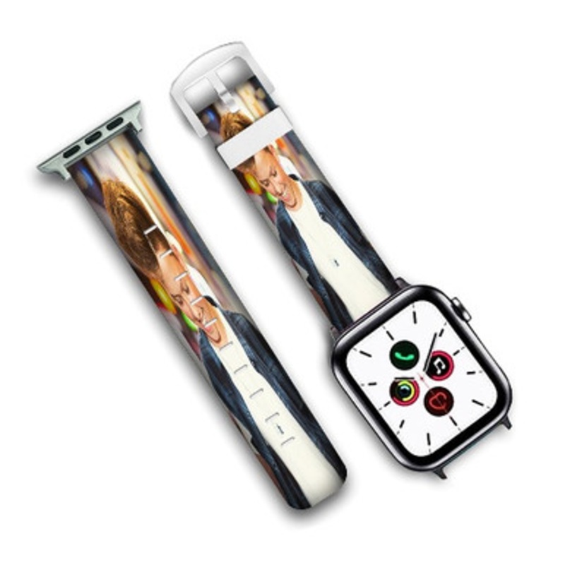 Pastele Jacob Sartorius Custom Personalized Apple Watch Band Genuine Leather Watch Band Replacement 38mm 40mm 42mm 44mm