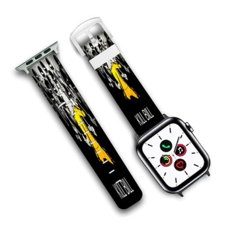 Pastele Kill Bill Custom Personalized Apple Watch Band Genuine Leather Watch Band Replacement 38mm 40mm 42mm 44mm