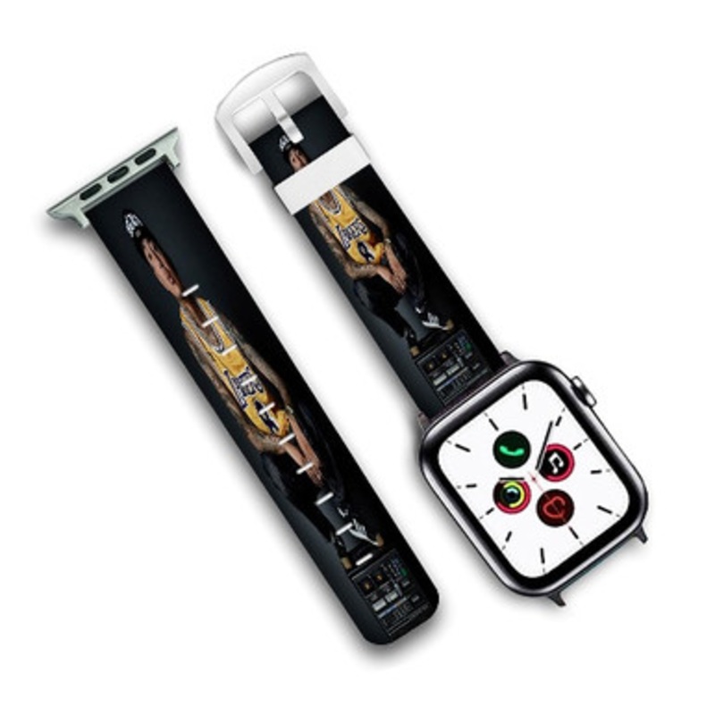 Pastele King Lil G Custom New Personalized Apple Watch Band Genuine Leather Watch Band Replacement 38mm 40mm 42mm 44mm