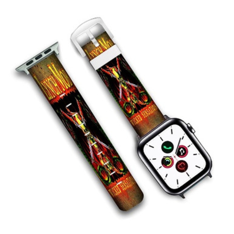 Pastele Lynch Mob Wicked Sensation Custom Personalized Apple Watch Band Genuine Leather Watch Band Replacement 38mm 40mm 42mm 44mm