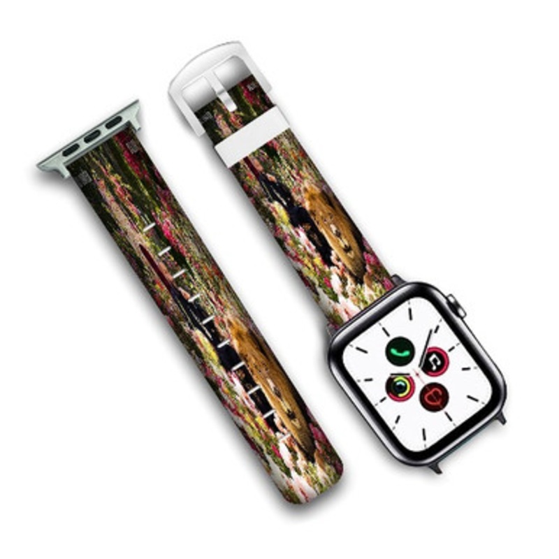 Pastele Major Key DJ Khaled Custom Personalized Apple Watch Band Genuine Leather Watch Band Replacement 38mm 40mm 42mm 44mm