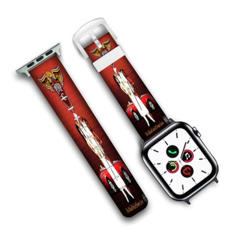 Pastele Pimp C Custom Personalized Apple Watch Band Genuine Leather Watch Band Replacement 38mm 40mm 42mm 44mm