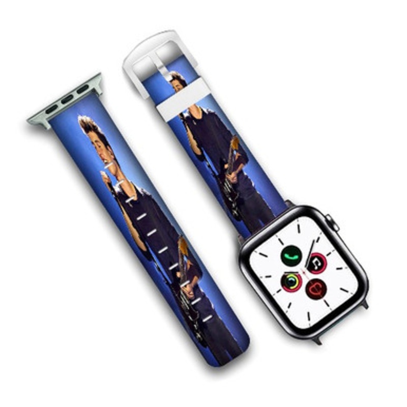 Pastele Shawn Mendes 2 Custom Personalized Apple Watch Band Genuine Leather Watch Band Replacement 38mm 40mm 42mm 44mm
