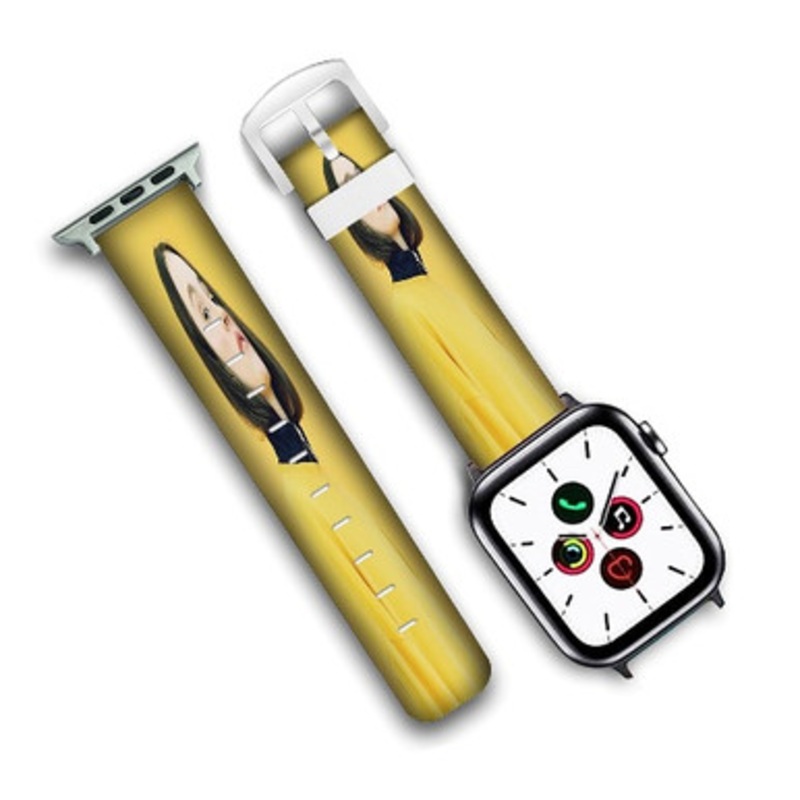 Pastele Sigrid 2 Custom Personalized Apple Watch Band Genuine Leather Watch Band Replacement 38mm 40mm 42mm 44mm
