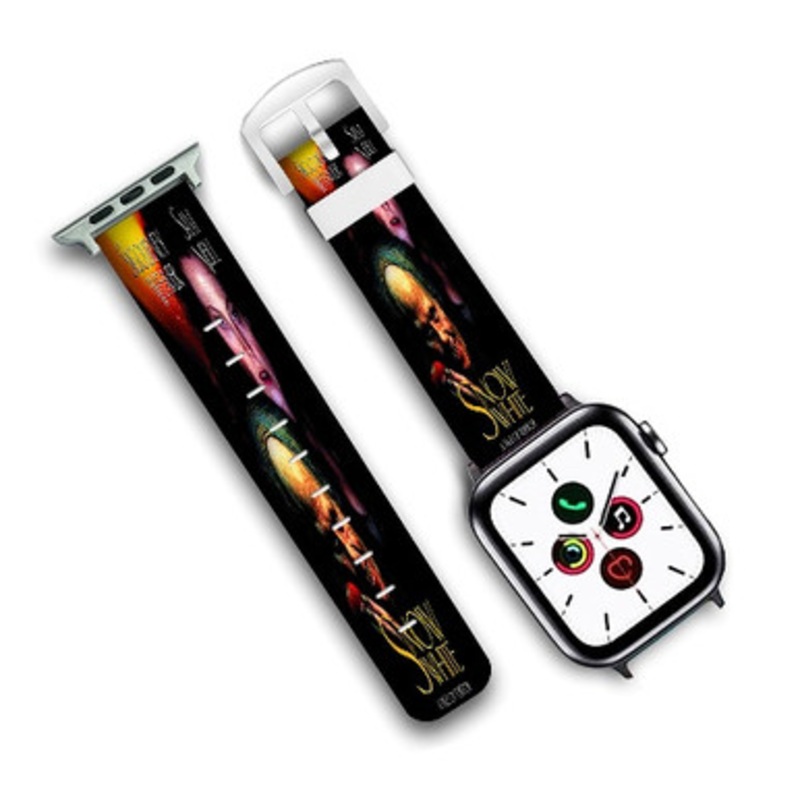 Pastele Snow White A Tale of Terror Custom Personalized Apple Watch Band Genuine Leather Watch Band Replacement 38mm 40mm 42mm 44mm