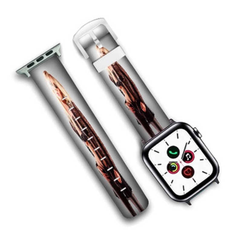 Pastele Taylor Momsen Custom New Personalized Apple Watch Band Genuine Leather Watch Band Replacement 38mm 40mm 42mm 44mm