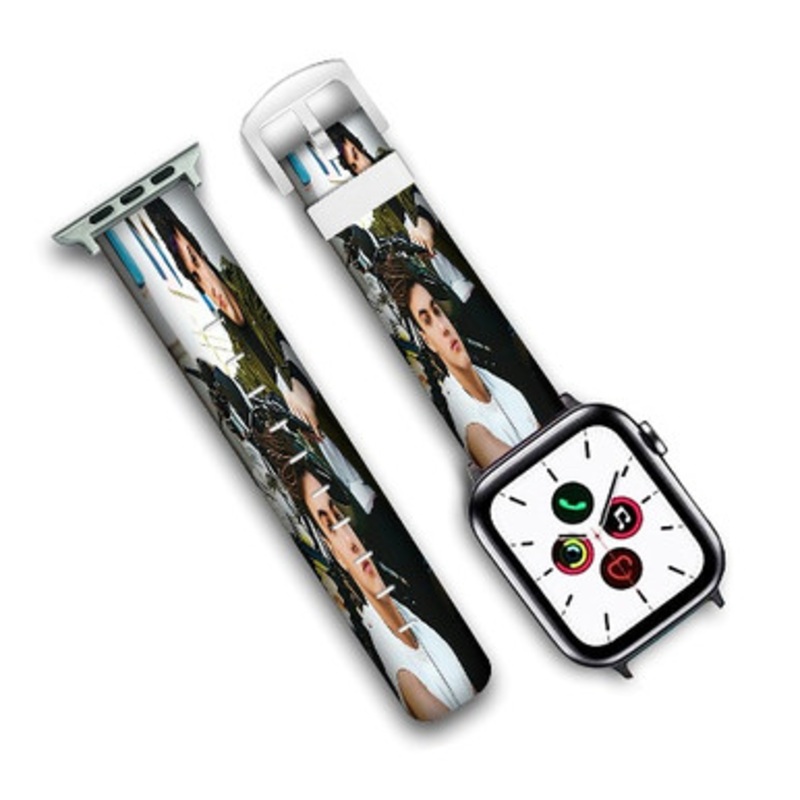 Pastele The Dolan Twins 2 Custom Personalized Apple Watch Band Genuine Leather Watch Band Replacement 38mm 40mm 42mm 44mm