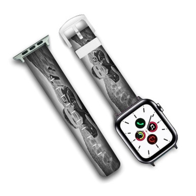 Pastele The Killers Custom Personalized Apple Watch Band Genuine Leather Watch Band Replacement 38mm 40mm 42mm 44mm