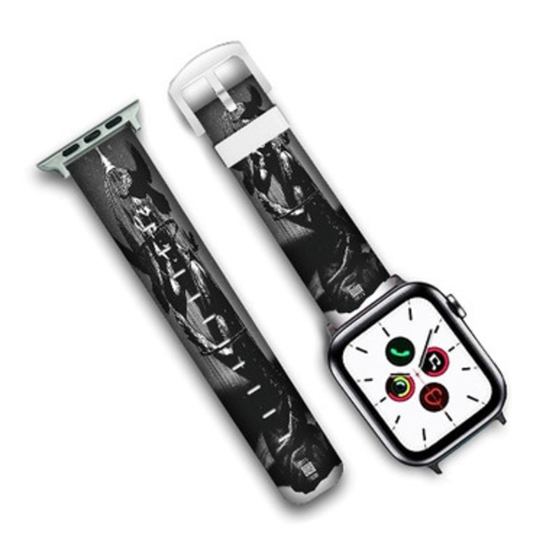 Pastele Travis Scott Custom New Personalized Apple Watch Band Genuine Leather Watch Band Replacement 38mm 40mm 42mm 44mm