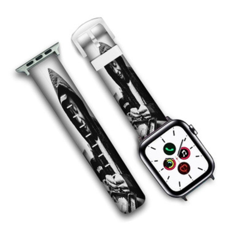 Pastele Ty Dolla Sign Custom Personalized Apple Watch Band Genuine Leather Watch Band Replacement 38mm 40mm 42mm 44mm