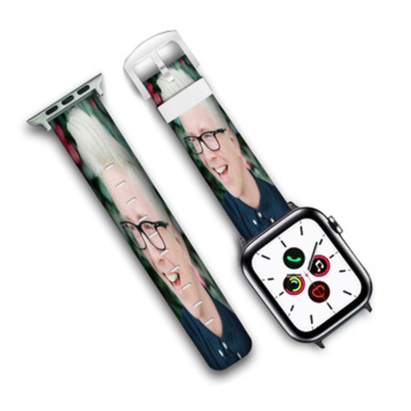 Pastele Tyler Oakley Custom Personalized Apple Watch Band Genuine Leather Watch Band Replacement 38mm 40mm 42mm 44mm