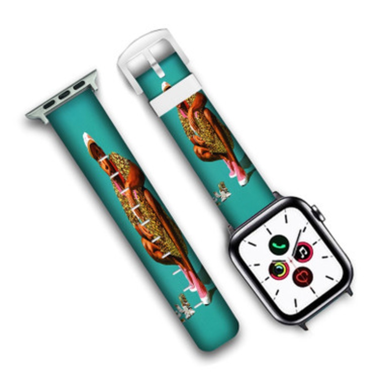 Pastele Tyler the Creator Poster Wall Decor Custom Personalized Apple Watch Band Genuine Leather Watch Band Replacement 38mm 40mm 42mm 44mm