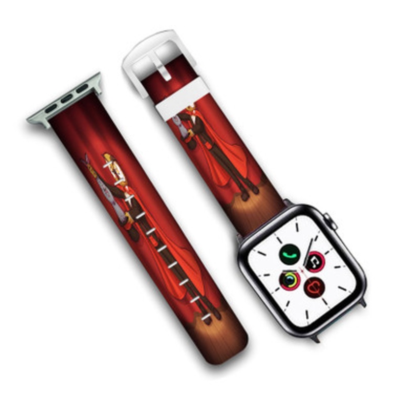 Pastele Vanoss Gaming Custom Personalized Apple Watch Band Genuine Leather Watch Band Replacement 38mm 40mm 42mm 44mm