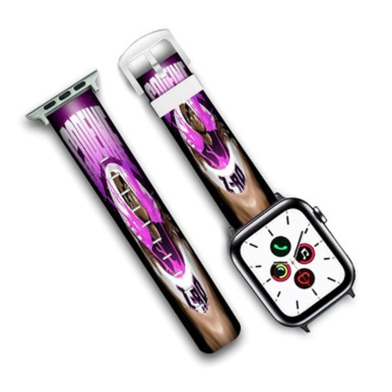 Pastele You Ain t Gotta Worry Z Ro Custom New Personalized Apple Watch Band Genuine Leather Watch Band Replacement 38mm 40mm 42mm 44mm