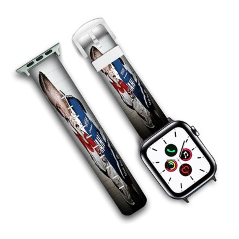 Pastele Blackbear Custom New Personalized Apple Watch Band Genuine Leather Watch Band Replacement 38mm 40mm 42mm 44mm