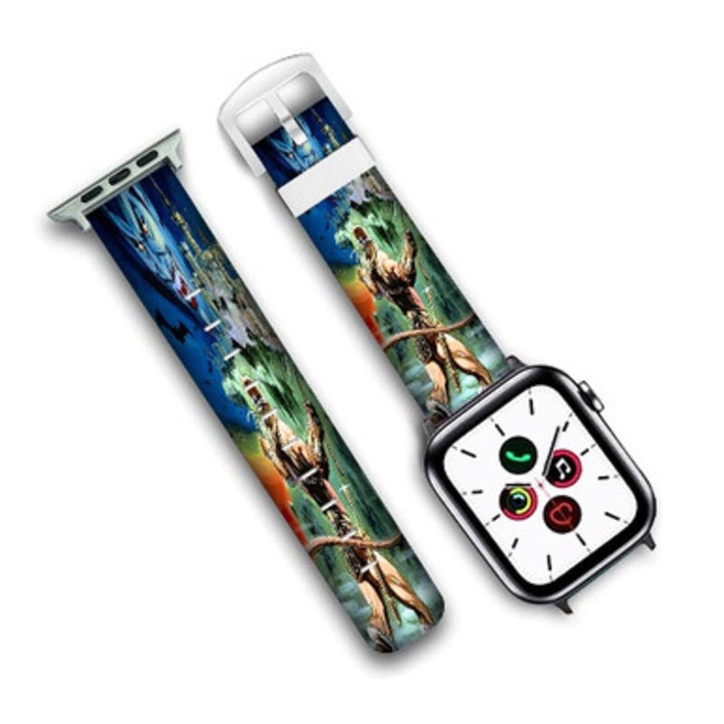 Pastele Castlevania Custom New Personalized Apple Watch Band Genuine Leather Watch Band Replacement 38mm 40mm 42mm 44mm