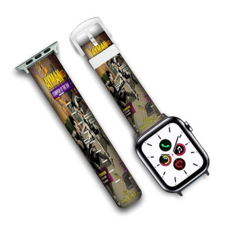 Pastele Dayman in Champion Of The Sun Custom New Personalized Apple Watch Band Genuine Leather Watch Band Replacement 38mm 40mm 42mm 44mm