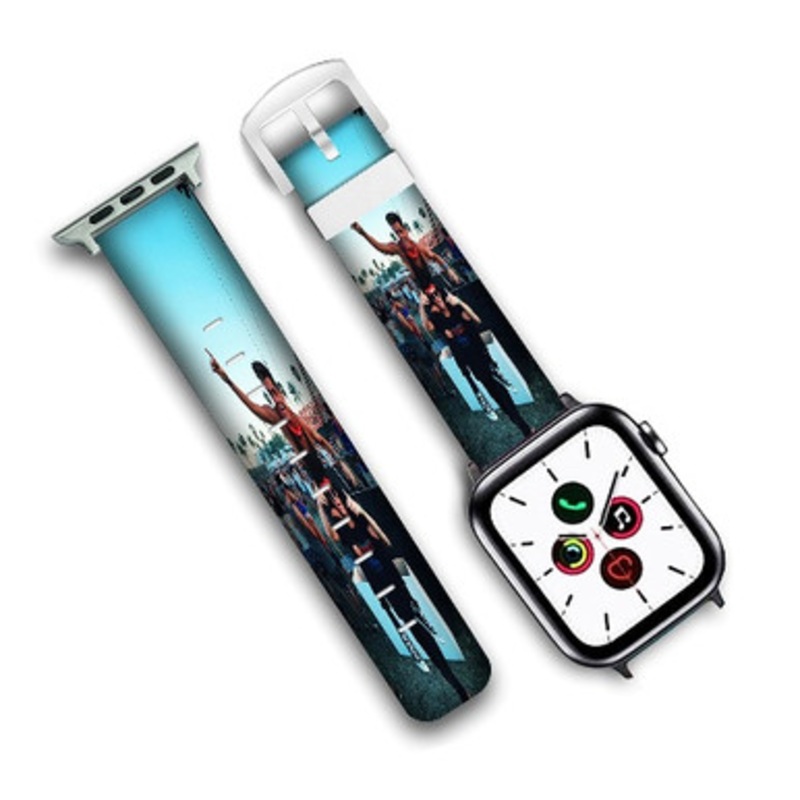 Pastele Dolan Twins Custom New Personalized Apple Watch Band Genuine Leather Watch Band Replacement 38mm 40mm 42mm 44mm