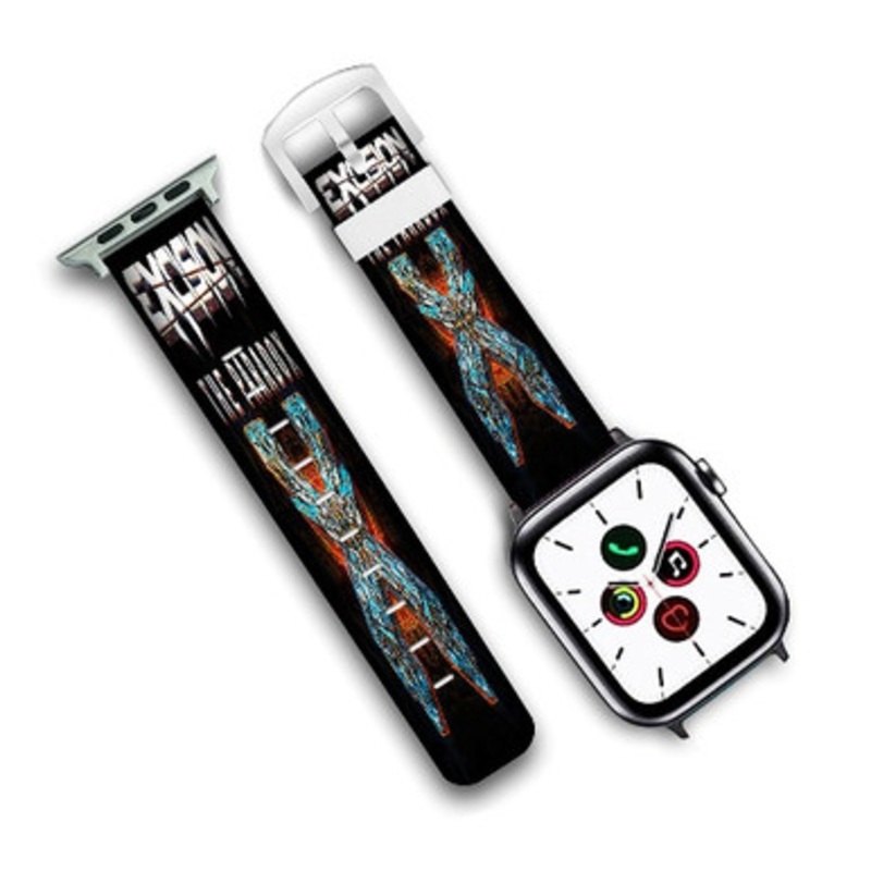 Pastele Excision The Paradox Tour Custom Personalized Apple Watch Band Genuine Leather Watch Band Replacement 38mm 40mm 42mm 44mm