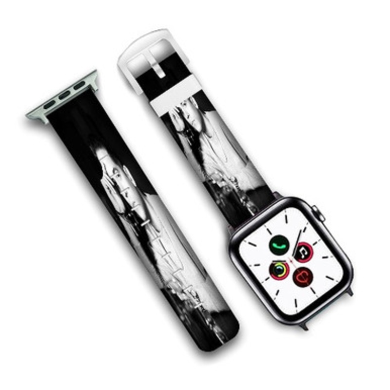 Pastele G Eazy Custom New Personalized Apple Watch Band Genuine Leather Watch Band Replacement 38mm 40mm 42mm 44mm