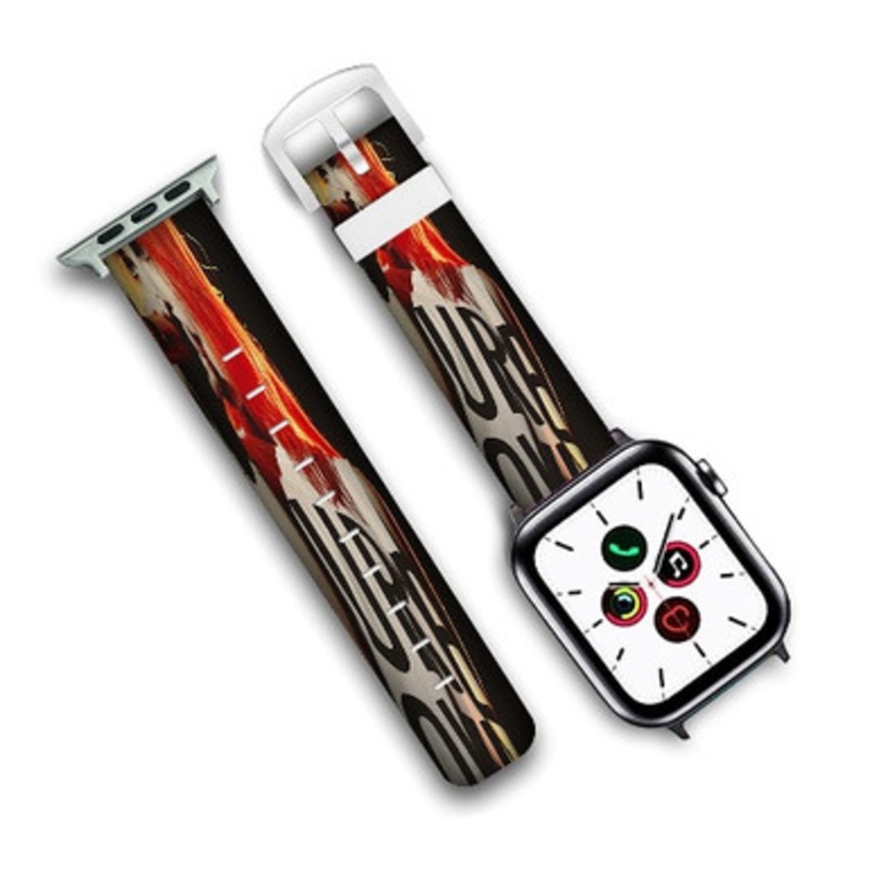 Pastele Hayley Williams Custom Personalized Apple Watch Band Genuine Leather Watch Band Replacement 38mm 40mm 42mm 44mm