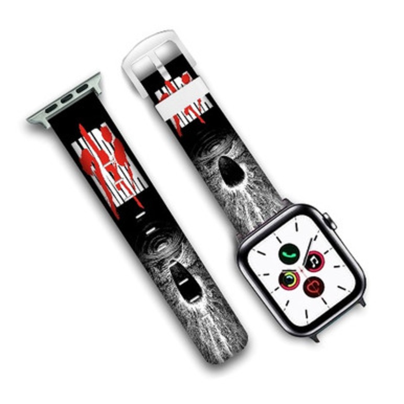 Pastele Playboi Carti Lil Uzi Vert Custom New Personalized Apple Watch Band Genuine Leather Watch Band Replacement 38mm 40mm 42mm 44mm