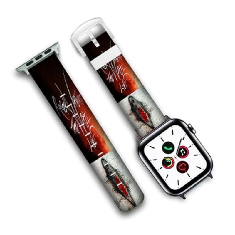 Pastele Roger Waters The Wall Live Custom Personalized Apple Watch Band Genuine Leather Watch Band Replacement 38mm 40mm 42mm 44mm