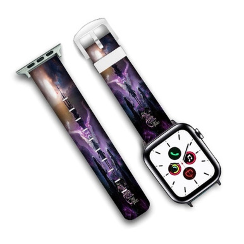 Pastele The Dark Crystal Age of Resistance Custom Personalized Apple Watch Band Genuine Leather Watch Band Replacement 38mm 40mm 42mm 44mm
