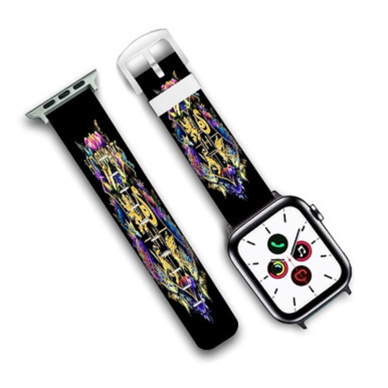 Pastele The Wizarding World Harry Potter Custom Personalized Apple Watch Band Genuine Leather Watch Band Replacement 38mm 40mm 42mm 44mm