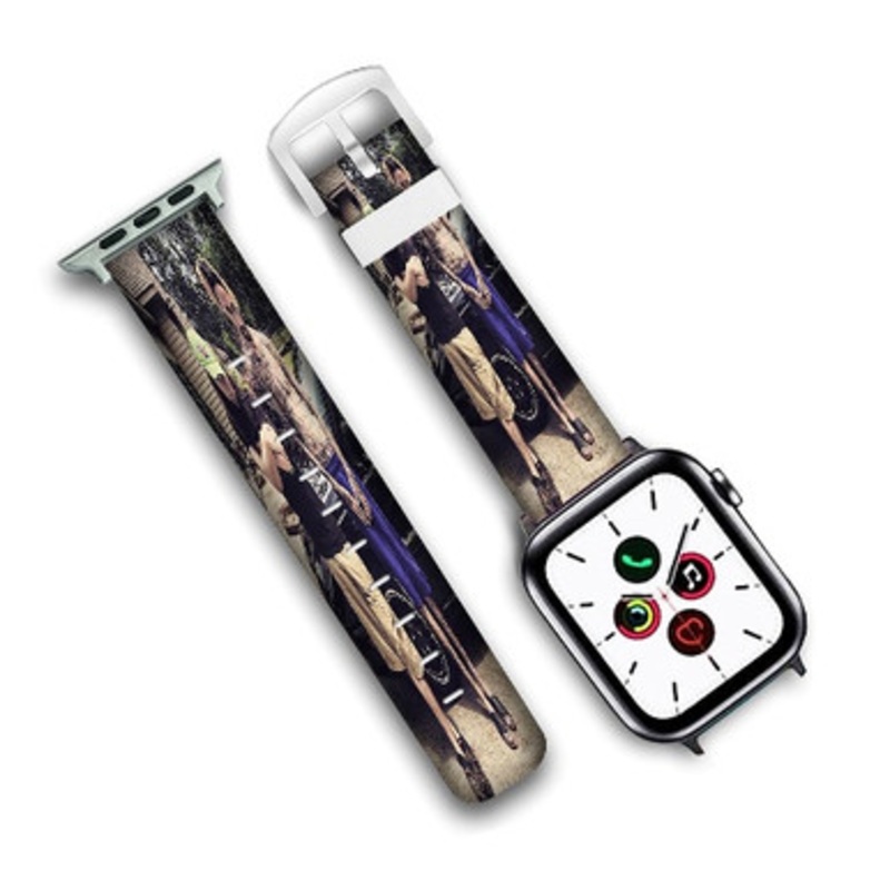 Pastele uicideboy 2 Custom Personalized Apple Watch Band Genuine Leather Watch Band Replacement 38mm 40mm 42mm 44mm