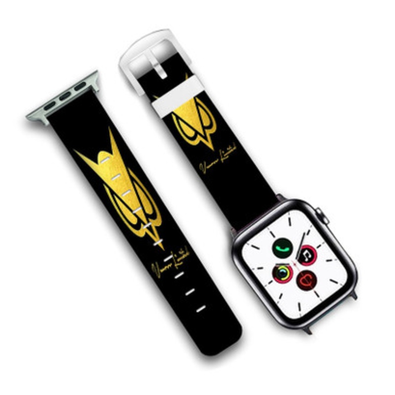 Pastele Vanoss Gaming Art Custom Personalized Apple Watch Band Genuine Leather Watch Band Replacement 38mm 40mm 42mm 44mm