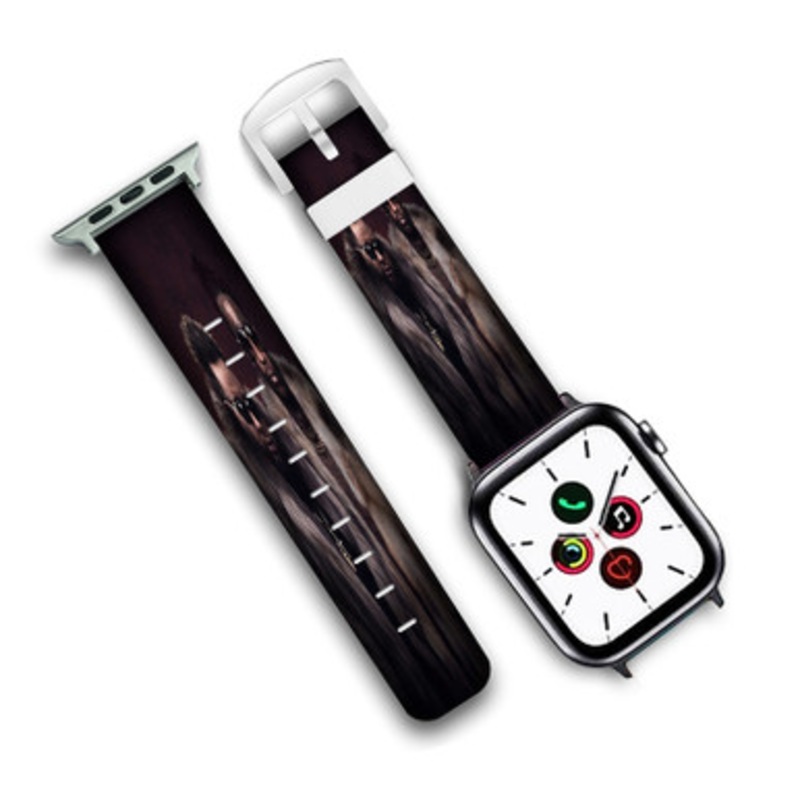 Pastele Young Thug Carnage Custom Personalized Apple Watch Band Genuine Leather Watch Band Replacement 38mm 40mm 42mm 44mm