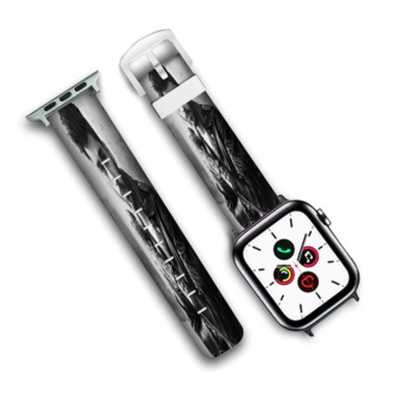Pastele Zayn Malik Custom Personalized Apple Watch Band Genuine Leather Watch Band Replacement 38mm 40mm 42mm 44mm