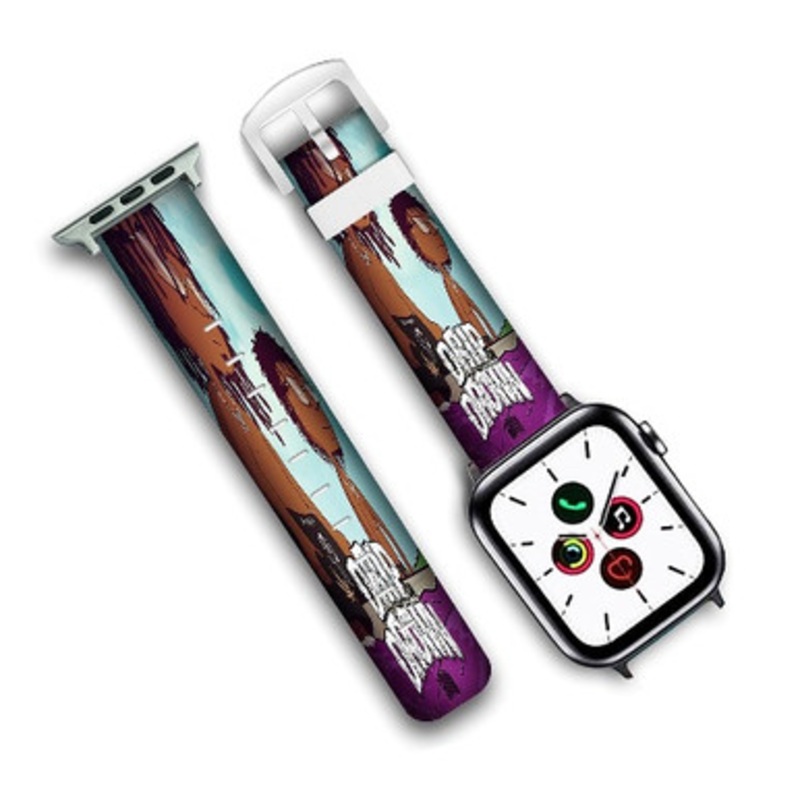 Pastele Don t Play With It Gunna Feat Young Thug Custom Personalized Apple Watch Band Genuine Leather Watch Band Replacement 38mm 40mm 42mm 44mm