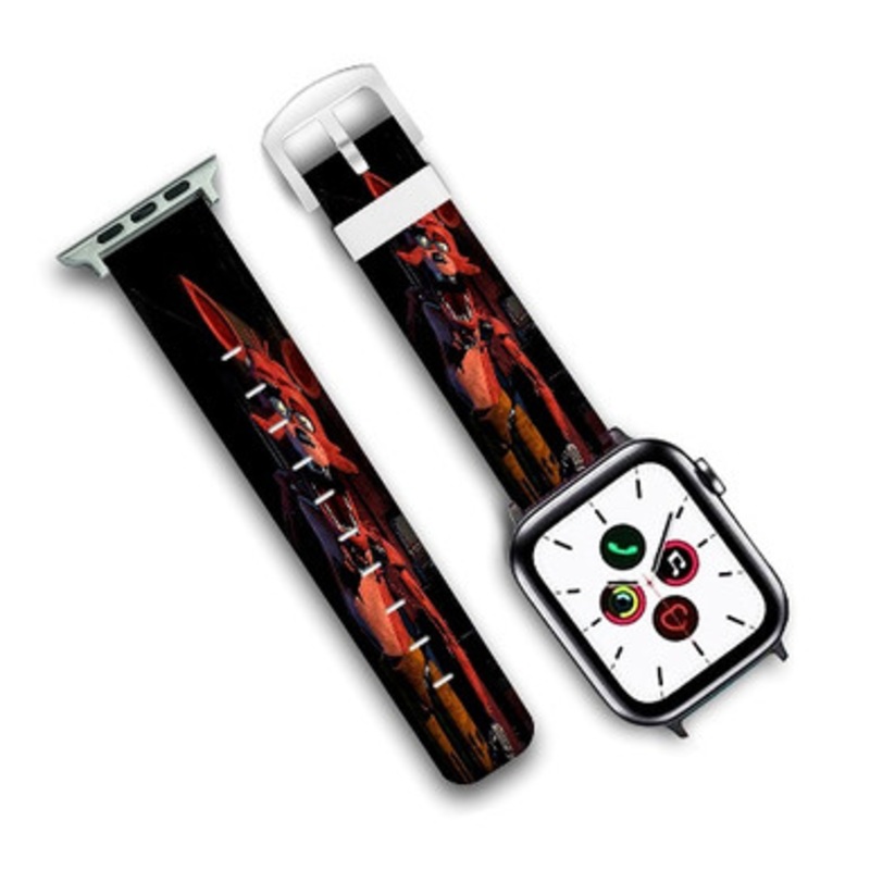 Pastele Foxy Five Nights at Freddy s Custom Personalized Apple Watch Band Genuine Leather Watch Band Replacement 38mm 40mm 42mm 44mm