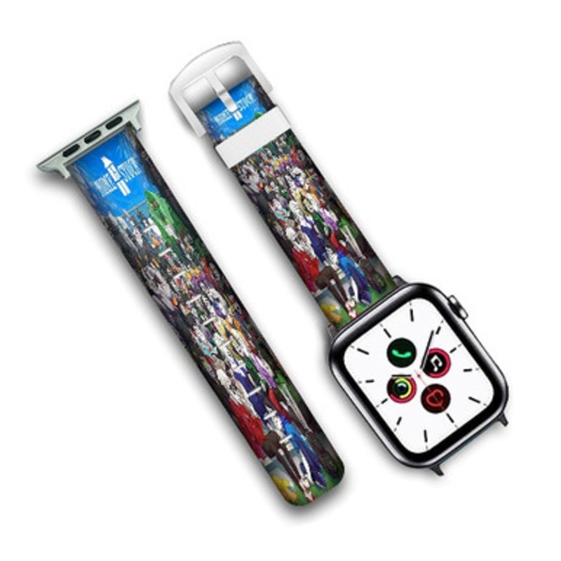 Pastele Homestuck Art Custom New Personalized Apple Watch Band Genuine Leather Watch Band Replacement 38mm 40mm 42mm 44mm