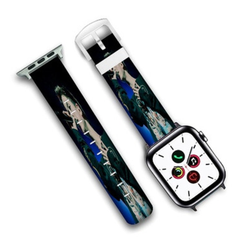 Pastele Jacob Sartorius Art Custom Personalized Apple Watch Band Genuine Leather Watch Band Replacement 38mm 40mm 42mm 44mm