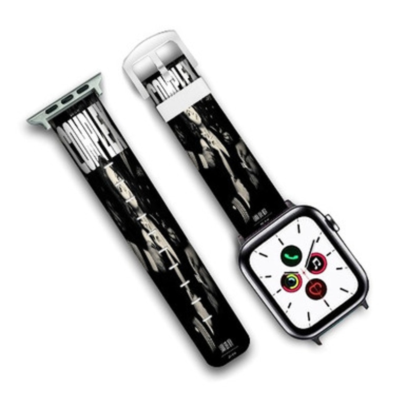 Pastele Lana Del Rey Complex Custom New Personalized Apple Watch Band Genuine Leather Watch Band Replacement 38mm 40mm 42mm 44mm
