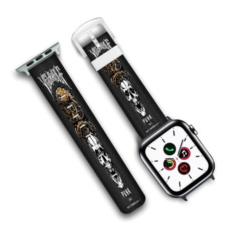 Pastele Punk Yelawolf Feat Juicy J Travis Barker Custom New Personalized Apple Watch Band Genuine Leather Watch Band Replacement 38mm 40mm 42mm 44mm