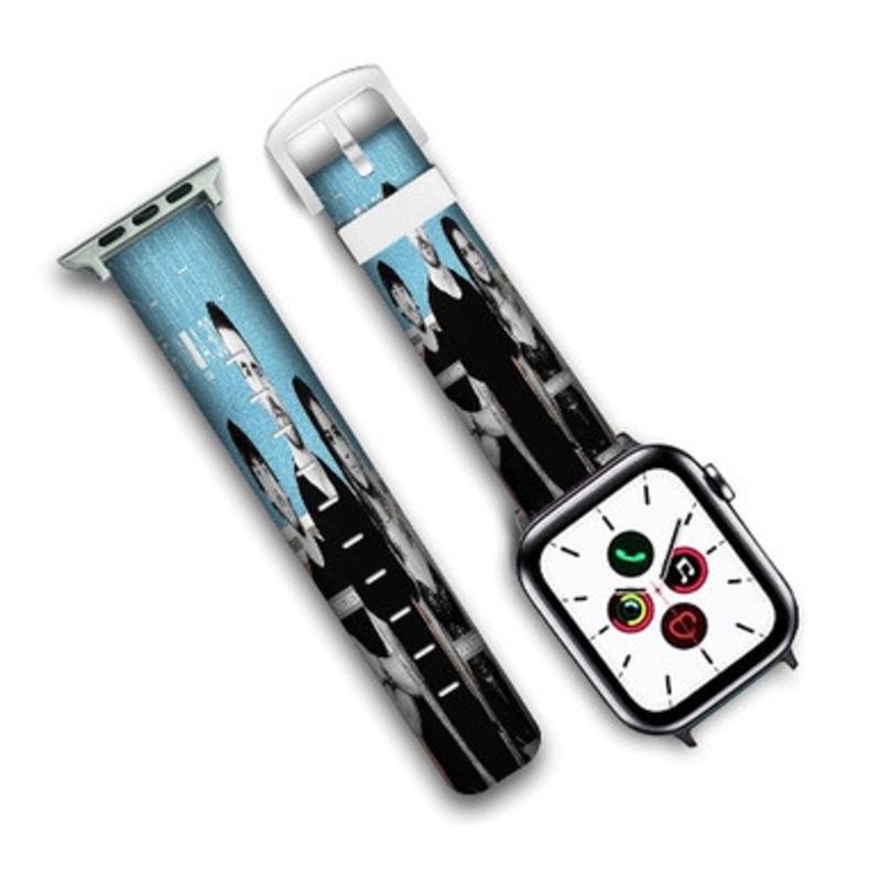 Pastele Sam Hunt 15 In A 30 Tour Custom New Personalized Apple Watch Band Genuine Leather Watch Band Replacement 38mm 40mm 42mm 44mm