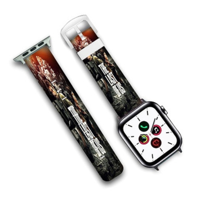 Pastele The Last of Us Custom Personalized Apple Watch Band Genuine Leather Watch Band Replacement 38mm 40mm 42mm 44mm